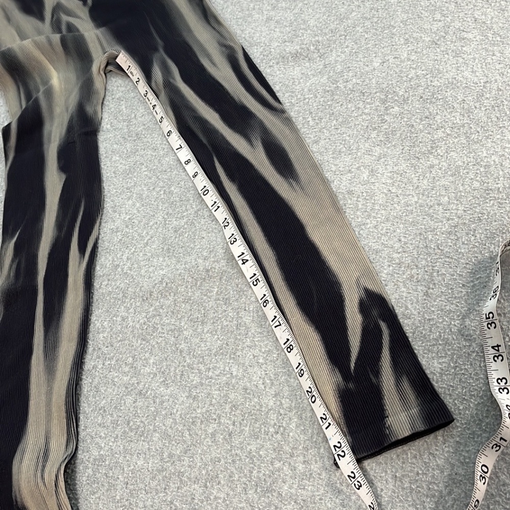 Anwnd Catsuit Bodysuit Small Ribbed Marbled Yoga Dance - Picture 4 of 10